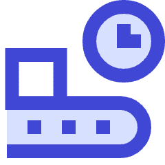 Production Belt Time Icon from Sharp Duo Set