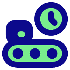 Production Belt Time Icon from Plump Pop Set