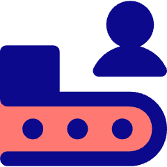 Production Belt User Icon from Core Pop Set