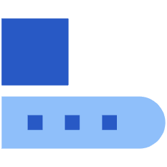 Production Belt User Icon from Sharp Flat Set