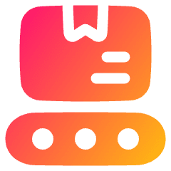 Production Belt Icon from Plump Gradient Set