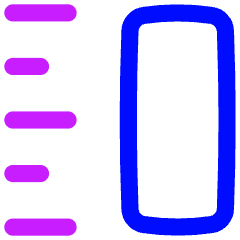 Size Measurement Big Icon from Flex Neon Set