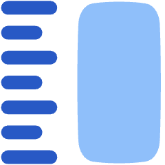 Size Measurement Big Icon from Plump Flat Set