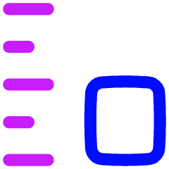 Size Measurement Medium Icon from Flex Neon Set