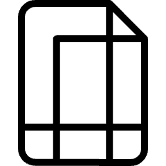 Google Docs Logo 2 Icon from Ultimate Light Set