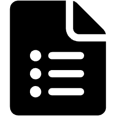 Google Form Logo Icon from Ultimate Bold Set