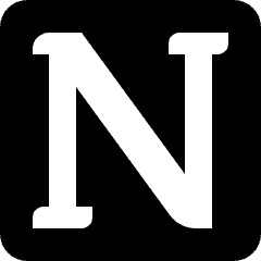 Notion Logo 1 Icon from Ultimate Bold Set