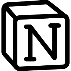 Notion Logo 2 Icon from Ultimate Regular Set