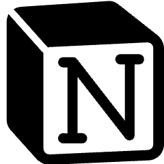 Notion Logo 2 Icon from Ultimate Bold Set