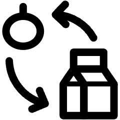 Suply Chain Distributor Fruit Juice Icon from Ultimate Regular Set