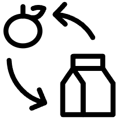 Supply Chain Distributor Fruit Juice Icon from Ultimate Light Set