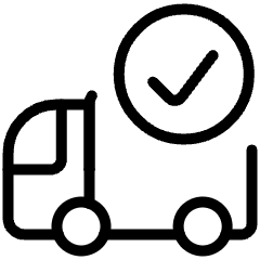 Supply Chain Shipping Fee Included Truck Icon from Ultimate Light Set