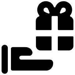 Products Give Gift Icon from Ultimate Bold Set