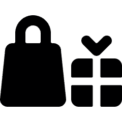 Products Shopping Bags Icon from Ultimate Bold Set