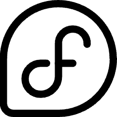 Fedora Logo Icon from Ultimate Regular Set