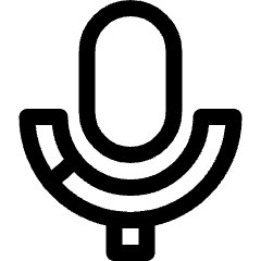 Google Microphone Voice Search Logo Icon from Ultimate Regular Set
