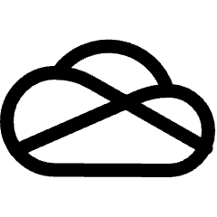 Microsoft Onedrive Logo 1 Icon from Ultimate Regular Set