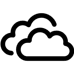 Microsoft Onedrive Logo 2 Icon from Ultimate Regular Set