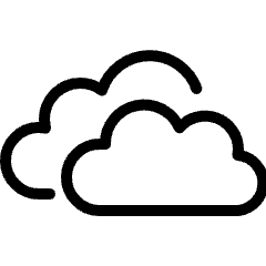 Microsoft Onedrive Logo 2 Icon from Ultimate Light Set