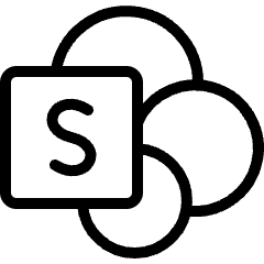 Microsoft Sharepoint Logo Icon from Ultimate Light Set