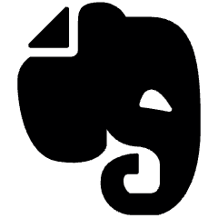 Evernote Logo Icon from Ultimate Bold Set