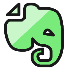 Evernote Logo Icon from Ultimate Colors Set