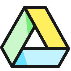 Google Drive Logo Icon from Ultimate Colors Set