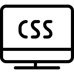 Programming Language Monitor Css Icon from Ultimate Light Set