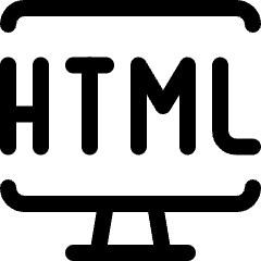 Programming Language Monitor Html Icon from Ultimate Regular Set