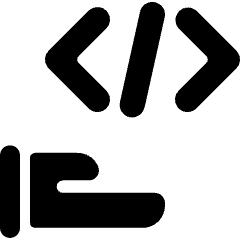 Programming Hold Code 1 Icon from Ultimate Bold Set