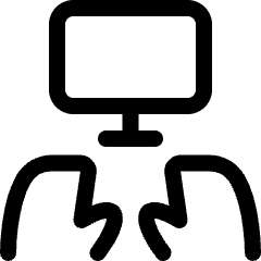 Programming Monitor Type Icon from Ultimate Regular Set