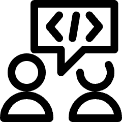 Programming Team Chat Icon from Ultimate Regular Set