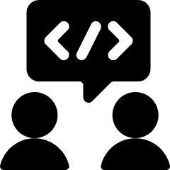 Programming Team Chat Icon from Ultimate Bold Set