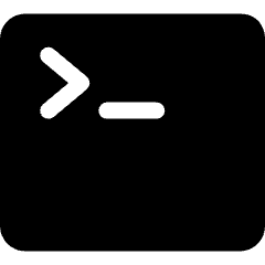 Terminal Icon from Ultimate Bold Set