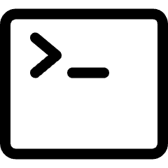 Terminal Icon from Ultimate Regular Set