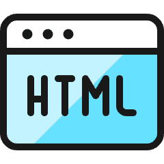 Programming Language Html Icon from Ultimate Colors Set
