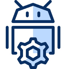 Android Setting Icon from Cyber Duotone Set