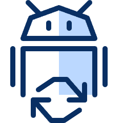 Android Sync Icon from Cyber Duotone Set