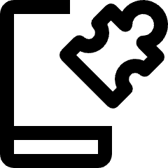 Module Phone Puzzle Icon from Nova Line Set