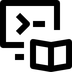 Monitor Programming Book Icon from Nova Line Set