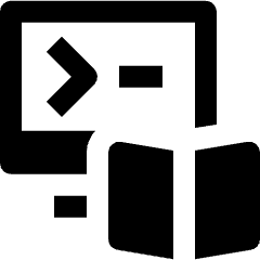 Monitor Programming Book Icon from Nova Solid Set