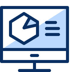 Programming Graph Pie Icon from Cyber Duotone Set