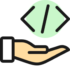 Programming Hold Code Icon from Ultimate Colors Set