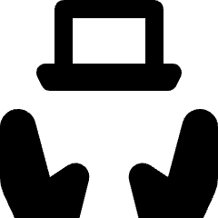 Programming Hold Laptop Icon from Nova Solid Set