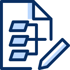 Programming List Edit Icon from Cyber Duotone Set