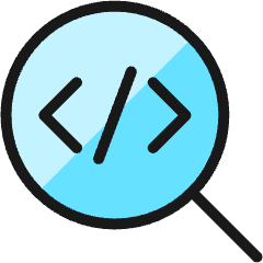 Programming Search Icon from Ultimate Colors Set