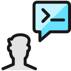 Programming User Chat 1 Icon from Ultimate Colors Set