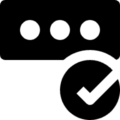Security Password Check Icon from Nova Solid Set