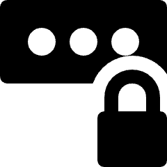 Security Password Lock Icon from Nova Solid Set