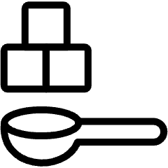 Drinks Extra Add Sugar Icon from Ultimate Light Set